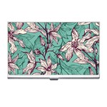 Vintage Floral Pattern Business Card Holder