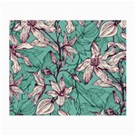Vintage Floral Pattern Small Glasses Cloth