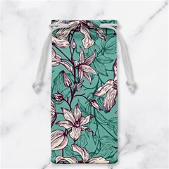 Vintage Floral Pattern Jewelry Bag from ArtsNow.com Front