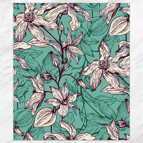 Vintage Floral Pattern Canvas 8  x 10  from ArtsNow.com 8.15 x9.66  Canvas - 1