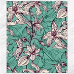 Vintage Floral Pattern Canvas 8  x 10 