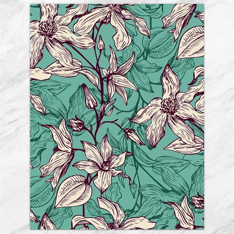 Vintage Floral Pattern Canvas 12  x 16  from ArtsNow.com 11.86 x15.41  Canvas - 1