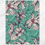 Vintage Floral Pattern Canvas 12  x 16 