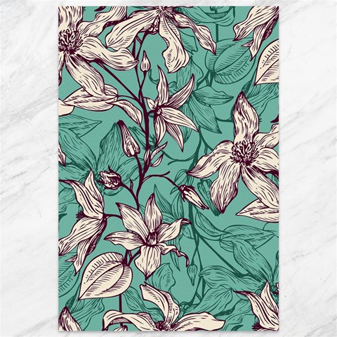 Vintage Floral Pattern Canvas 12  x 18  from ArtsNow.com 11.88 x17.36  Canvas - 1