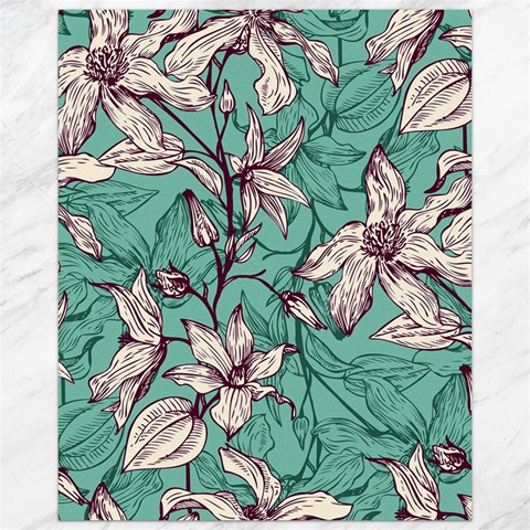 Vintage Floral Pattern Canvas 16  x 20  from ArtsNow.com 15.75 x19.29  Canvas - 1