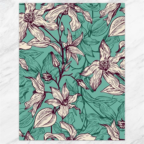 Vintage Floral Pattern Canvas 18  x 24  from ArtsNow.com 17.8 x23.08  Canvas - 1