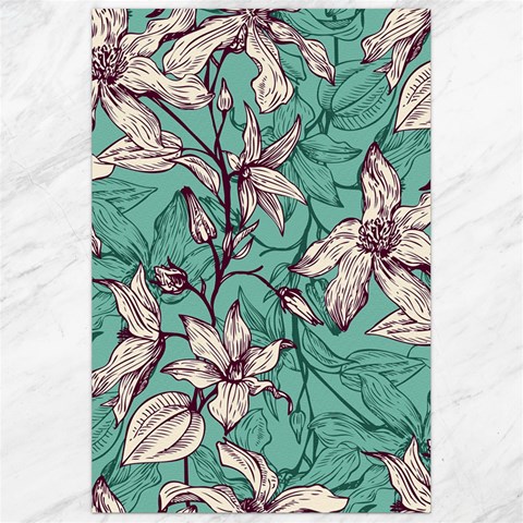Vintage Floral Pattern Canvas 24  x 36  from ArtsNow.com 23.35 x34.74  Canvas - 1