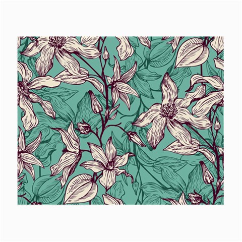 Vintage Floral Pattern Small Glasses Cloth (2 Sides) from ArtsNow.com Front