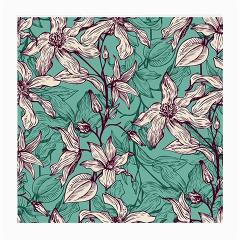 Vintage Floral Pattern Medium Glasses Cloth (2 Sides) from ArtsNow.com Front