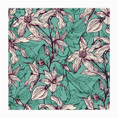 Vintage Floral Pattern Medium Glasses Cloth (2 Sides) from ArtsNow.com Back