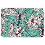 Vintage Floral Pattern Large Doormat 