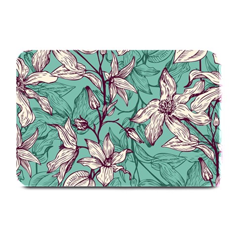 Vintage Floral Pattern Plate Mats from ArtsNow.com 18 x12  Plate Mat