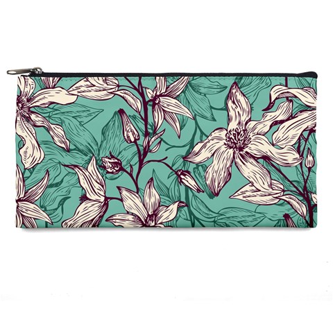 Vintage Floral Pattern Pencil Cases from ArtsNow.com Front