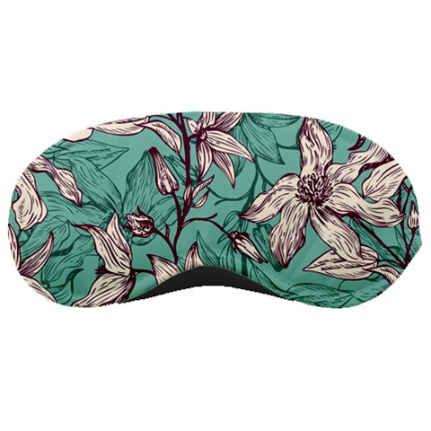 Vintage Floral Pattern Sleeping Mask from ArtsNow.com Front