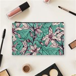 Vintage Floral Pattern Cosmetic Bag (Medium)
