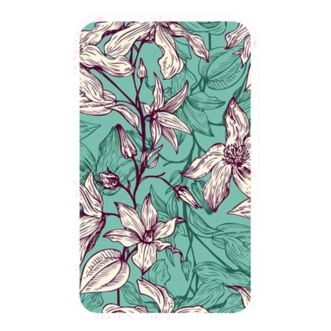 Vintage Floral Pattern Memory Card Reader (Rectangular) from ArtsNow.com Front