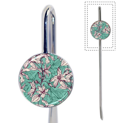 Vintage Floral Pattern Book Mark from ArtsNow.com Front