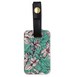 Vintage Floral Pattern Luggage Tag (one side)