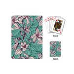 Vintage Floral Pattern Playing Cards Single Design (Mini)
