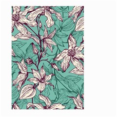 Vintage Floral Pattern Large Garden Flag (Two Sides) from ArtsNow.com Back