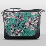 Vintage Floral Pattern Messenger Bag
