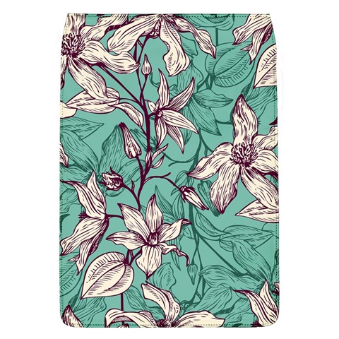 Vintage Floral Pattern Removable Flap Cover (L) from ArtsNow.com Front