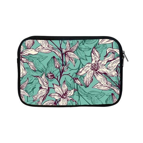 Vintage Floral Pattern Apple iPad Mini Zipper Cases from ArtsNow.com Front