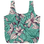 Vintage Floral Pattern Full Print Recycle Bag (XL)