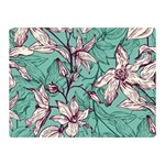 Vintage Floral Pattern Double Sided Flano Blanket (Mini) 