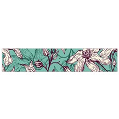 Vintage Floral Pattern Small Flano Scarf from ArtsNow.com Front