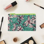 Vintage Floral Pattern Cosmetic Bag (XS)