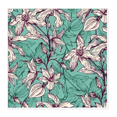 Vintage Floral Pattern Duvet Cover Double Side (Queen Size) from ArtsNow.com Back