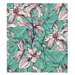 Vintage Floral Pattern Duvet Cover Double Side (King Size) from ArtsNow.com Back