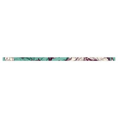 Vintage Floral Pattern Cotton Crop Top from ArtsNow.com Hem