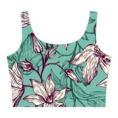 Vintage Floral Pattern Midi Sleeveless Dress from ArtsNow.com Top Back