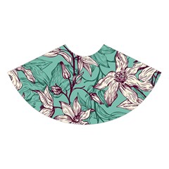 Vintage Floral Pattern Midi Sleeveless Dress from ArtsNow.com Skirt Front