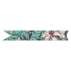 Vintage Floral Pattern Midi Wrap Pencil Skirt from ArtsNow.com Hem