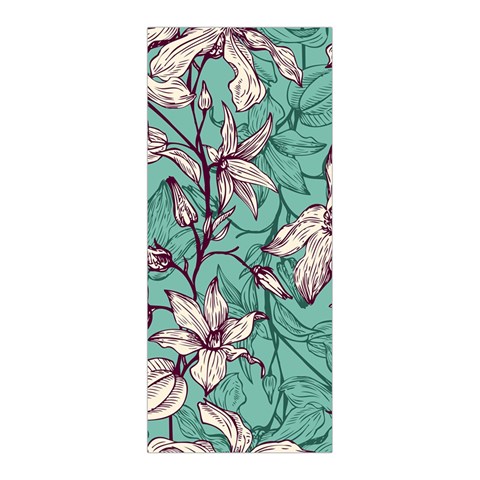 Vintage Floral Pattern Pleated Skirt from ArtsNow.com Front Pleats