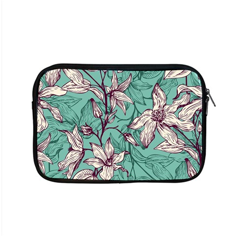 Vintage Floral Pattern Apple MacBook Pro 15  Zipper Case from ArtsNow.com Front