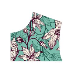 Vintage Floral Pattern Women s Button Up Vest from ArtsNow.com Top Left