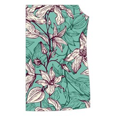 Vintage Floral Pattern Women s Button Up Vest from ArtsNow.com Front Left