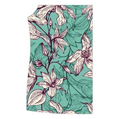 Vintage Floral Pattern Women s Button Up Vest from ArtsNow.com Front Right