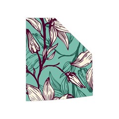 Vintage Floral Pattern Women s Button Up Vest from ArtsNow.com Left Pocket