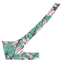 Vintage Floral Pattern Cross Back Hipster Bikini Set from ArtsNow.com Back Left