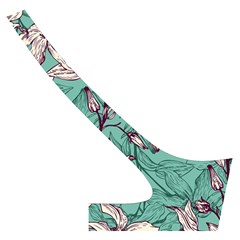 Vintage Floral Pattern Cross Back Hipster Bikini Set from ArtsNow.com Back Right
