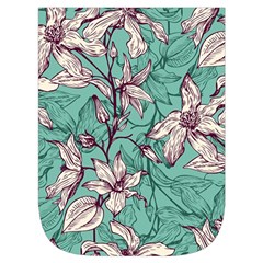Vintage Floral Pattern Waist Pouch (Small) from ArtsNow.com Front Pocket