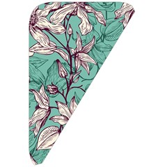 Vintage Floral Pattern Belt Pouch Bag (Large) from ArtsNow.com Front Right