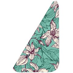 Vintage Floral Pattern Belt Pouch Bag (Large) from ArtsNow.com Front Left