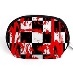 Checkerboard Splatter Accessory Pouch (Medium)