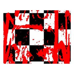 Checkerboard Splatter Double Sided Flano Blanket (Large) from ArtsNow.com Blanket Back